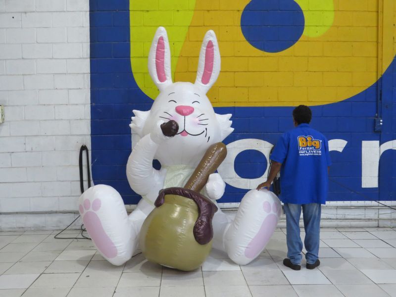 Coelho de Páscoa com Pote