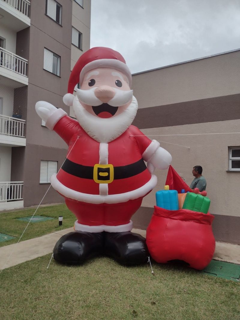 Papai Noel em Pé C/Saco de Presente