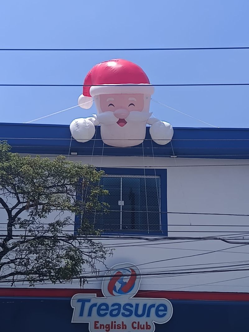 Papai Noel Espião Cartoon